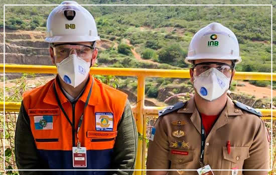 Sedec-RJ e CBMERJ participam de visita técnica à Unidade de Concentração de Urânio (URA) das Indústrias Nucleares do Brasil (INB)