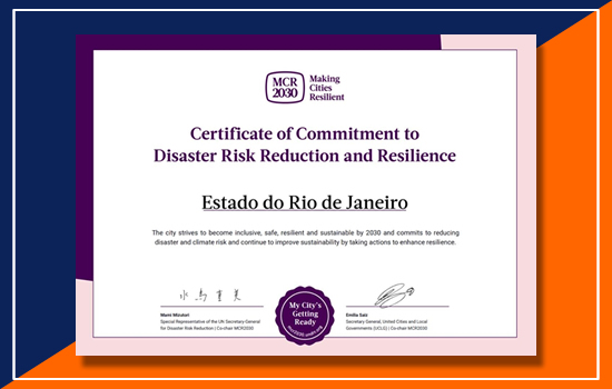 Defesa Civil Recebe Certificado Internacional