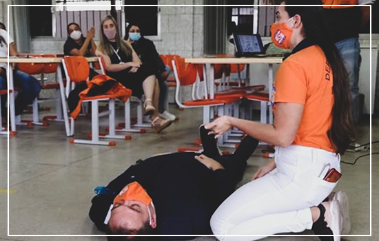 Defesa Civil Municipal de Itaguaí promove atividade com a comunidade