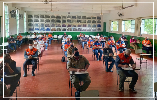 Noroeste do Estado faz simulado de mesa para as chuvas de verão