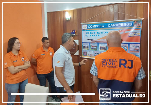 REDEC Norte realiza reuniões de alinhamento com defesas civis de Carapebus e Quissamã