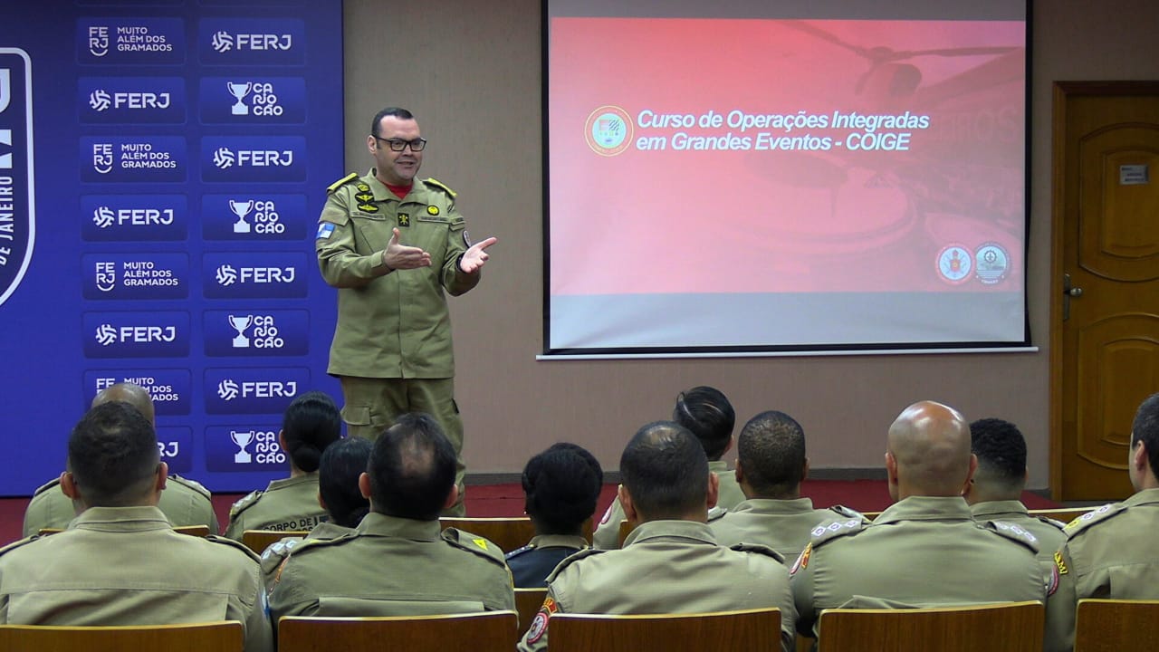 Defesa Civil RJ e CBMERJ iniciam Curso de Operações Integradas em Grandes Eventos (COIGE/2025)