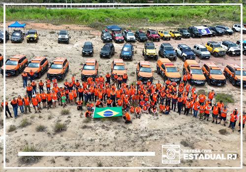 SEDEC-RJ realiza exercício 4x4 para reativar Núcleo Comunitário de Defesa Civil