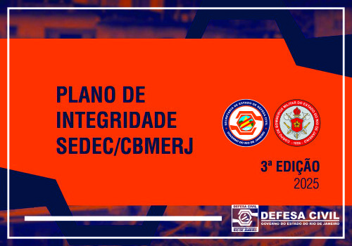 SEDEC e CBMERJ publicam a 3ª edição do Plano de Integridade