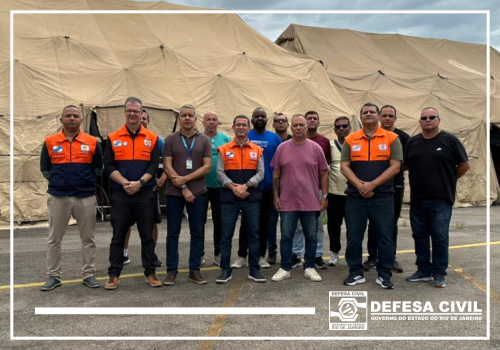 Visita ao HCAMP fortalece ações logísticas e operacionais da Defesa Civil Estadual