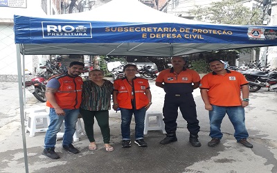 Defesa Civil RJ coordena simulado de desocupação de comunidades