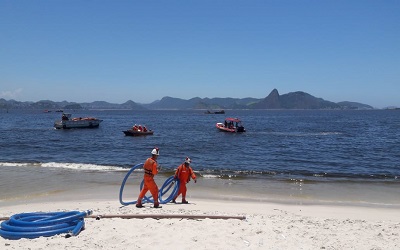 Sedec-RJ e CBMERJ participam de simulado de vazamento de óleo 